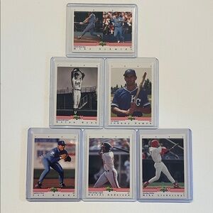 Lot of 6 1992 Classic Best Cards - Nolan Ryan, Schmidt, Damon, Garret Anderson +